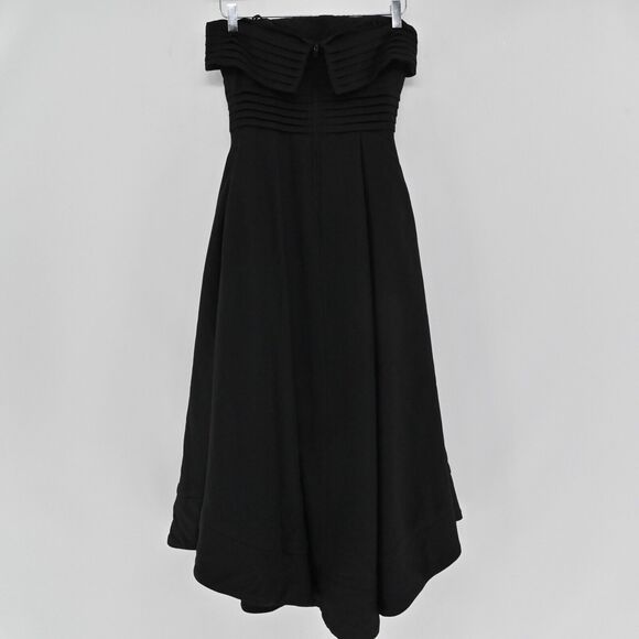 C/MEO COLLECTIVE Dress Womens Size S Black Visceral Strapless Midi Gown Solid‎ - Picture 5 of 12